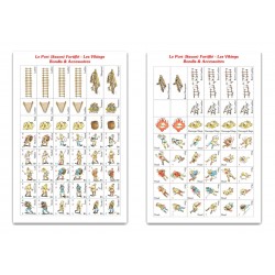 Acheter pack : 2 planches de pions Vikings - Agorajeux boutique wargame