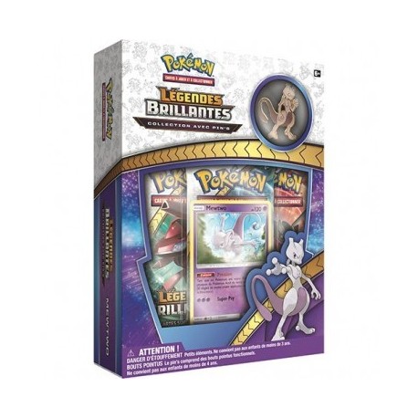 Coffret Pokémon Pin's Collection - SL 3.5 Légendes Brillantes : Mewtwo