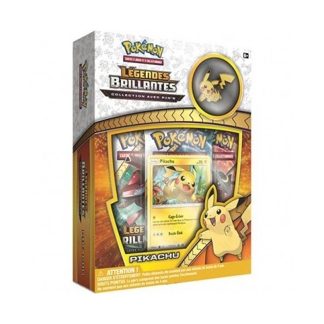 Coffret Pokémon Pin's Collection - SL 3.5 Légendes Brillantes : Pikachu