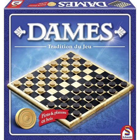 Jeu de Dames en bois