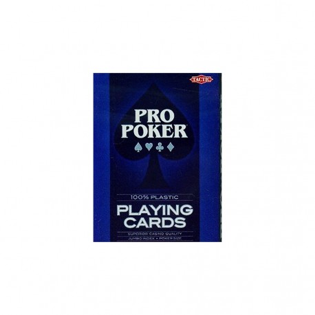 Jeu de 52 cartes plastique Pro Poker
