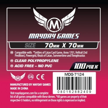Mayday Games x50 70x70mm premium Card Game Sleeves 
