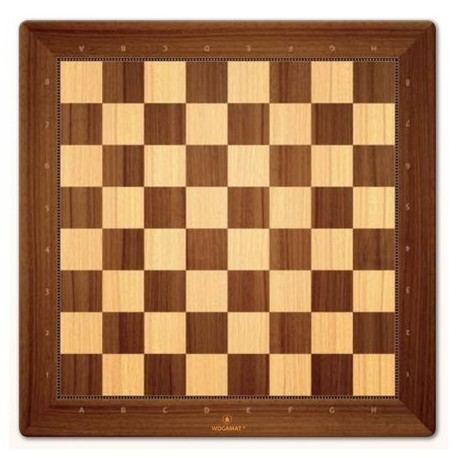 Chess mat (wood style)