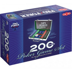 Mallette métal 200 jetons de Poker