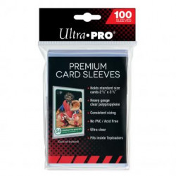 100 protèges cartes transparents premium de marque ULTRA PRO