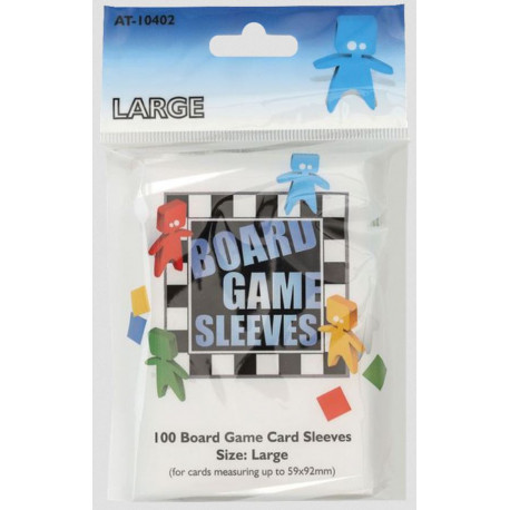 100 Board game Sleeves 59x92mm