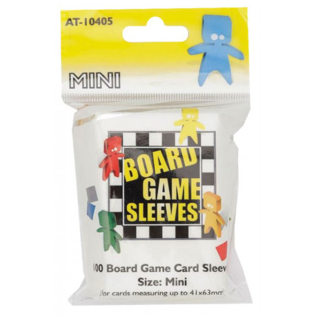 100 Board game Sleeves 41x63mm