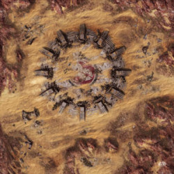 Star Wars Legion : playmat Desert Ruins