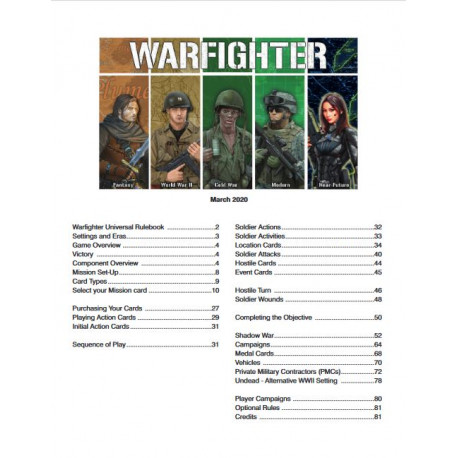 Warfighter Multi Era : Exp 3 Gear and Skills