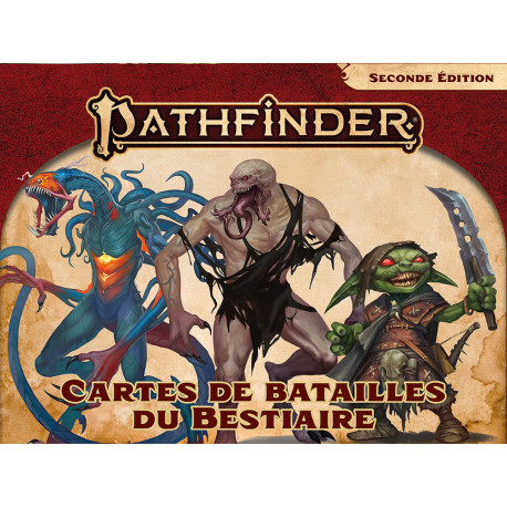 Pathfinder 2 - Cartes de batailles du Bestiaire