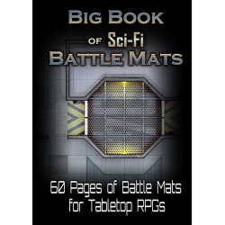 Livre plateau de jeu modulaire - Big Book of Sci-Fi Battle Mats