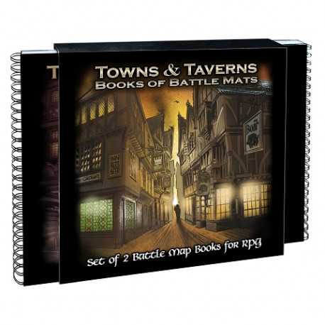 Double-livre plateau de jeu modulaire - Towns & Taverns