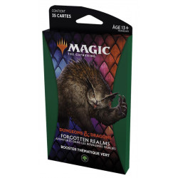 MTG : Forgotten Realms Green Thematic Booster FR