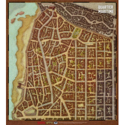 D&D 5 : Vol des Dragons - Map : quartiers de Waterdeep