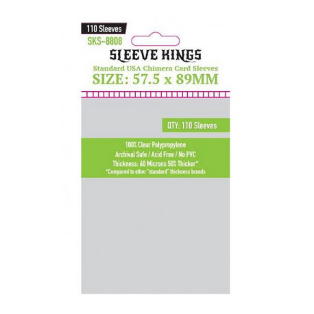 Protège-cartes Sleeve Kings 57.5x89 mm (110)