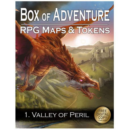 Livre plateau de jeu : Box of Adventure - Vallée du péril