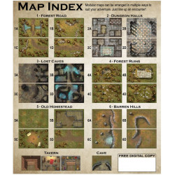 RPG Maps & tokens : Box of Adventure - Valley of peril