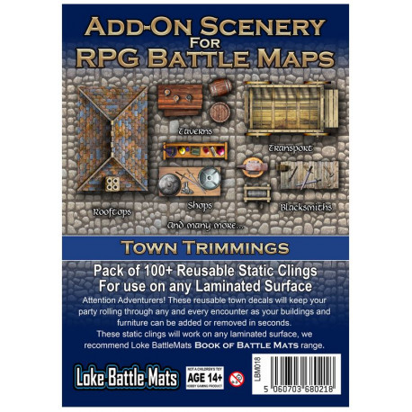Add-on Scenery for RPG Town Battle Maps