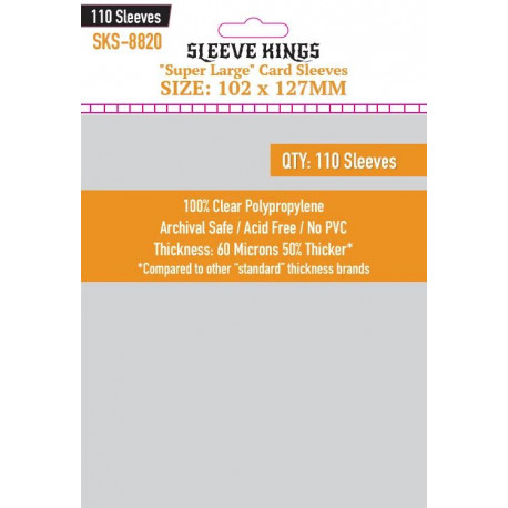 Protège-cartes Sleeve Kings 102x127 mm (110)