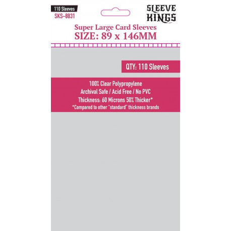Protège-cartes Sleeve Kings 89x146 mm (110)