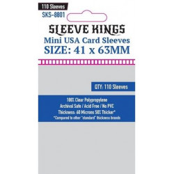Protège-cartes Mini USA Sleeve Kings 41x63 mm (110)