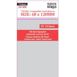 Protège-cartes Sleeve Kings WOTR 68x120 mm (110)