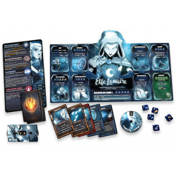 Dice Throne - saison 1 - Barbare vs Elfe Lunaire