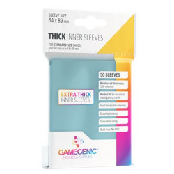 Gamegenic : Thick Inner Sleeves 64x89mm