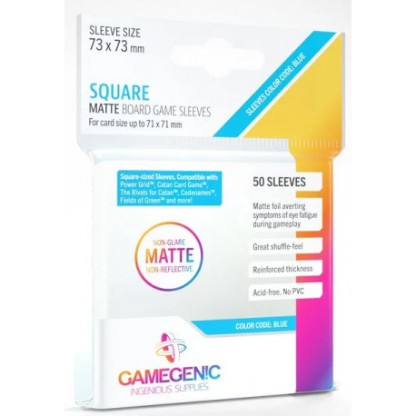 Gamegenic : Matte Boardgame Sleeves 73x73mm