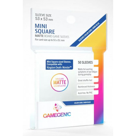 Gamegenic : matte Board Game Sleeves 53x53mm