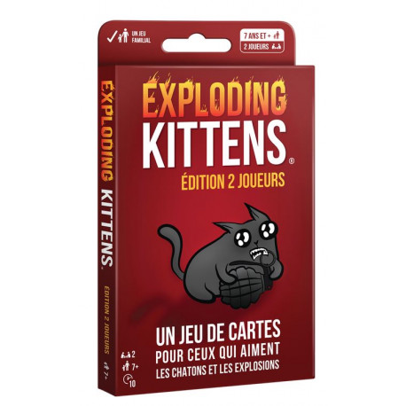 Acheter Exploding Kittens édition 2 joueurs - Boutique Agorajeux