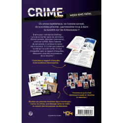 Acheter Crime Book : Week-end Fatal - 404 Éditions - Agorajeux