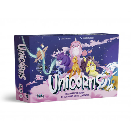 Acheter le jeu de société Unicorns - 404 Éditions - Agorajeux