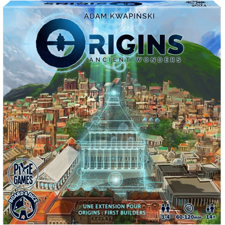 Acheter Origins : Ext. Ancient Wonders - Board & Dice - Agorajeux