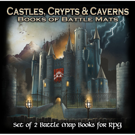 Acheter Castles, Crypts and Caverns Books of Battle Mats - Agorajeux