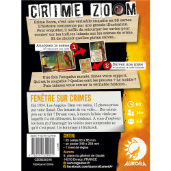 Acheter Crime Zoom - Fenêtre sur Crimes - Aurora - Agorajeux