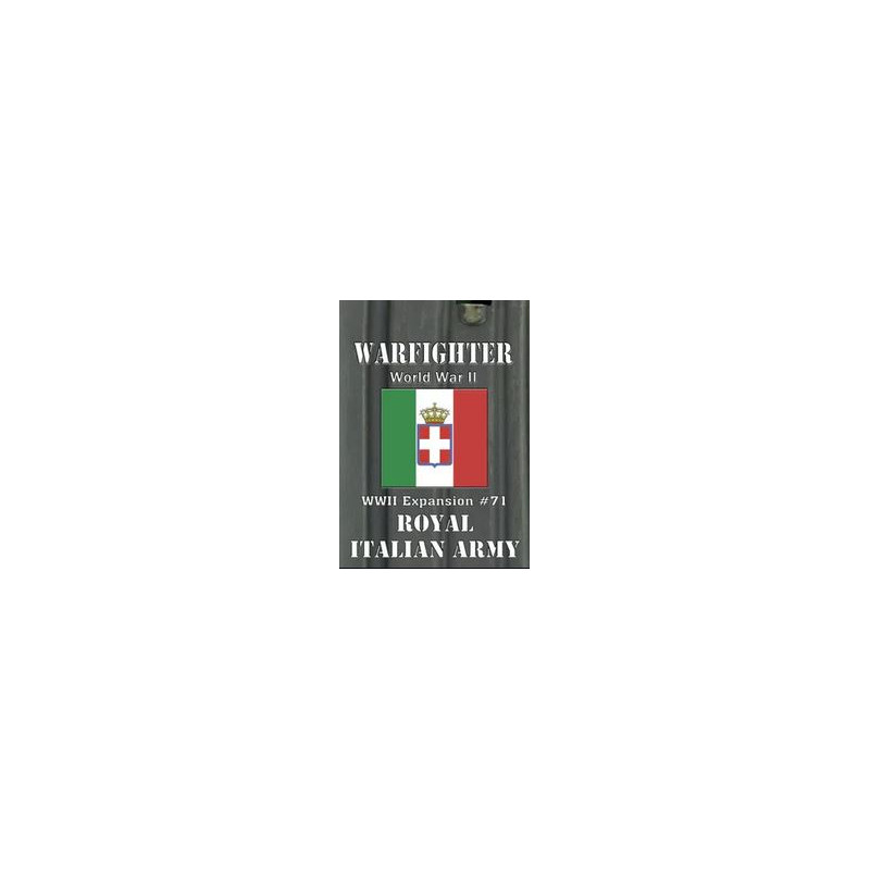 Warfighter WWII - exp71 - Royal Italian Army