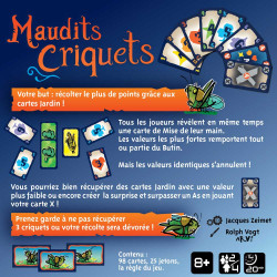 Maudits Criquets - Jeu - Agorajeux