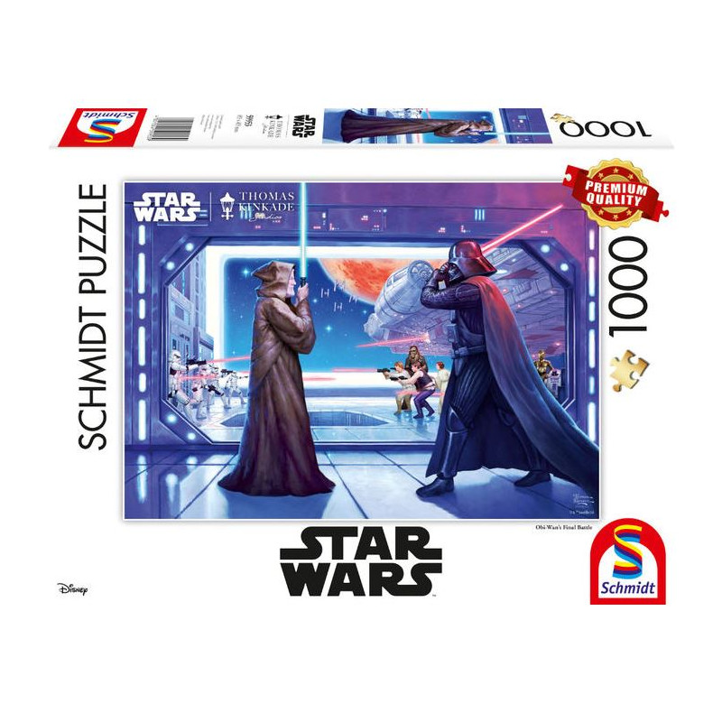 Puzzle Star Wars : Le combat final d'Obi Wan Kenobi - 1000 pièces