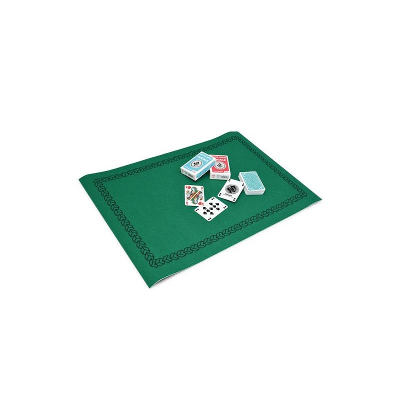 green card game mat 60x40 cm