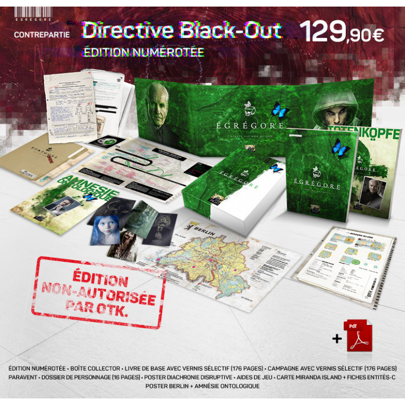 Egrégore : édition collector numérotée