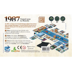 1987 - Tunnel sous la Manche - Jeu de société - Agorajeux