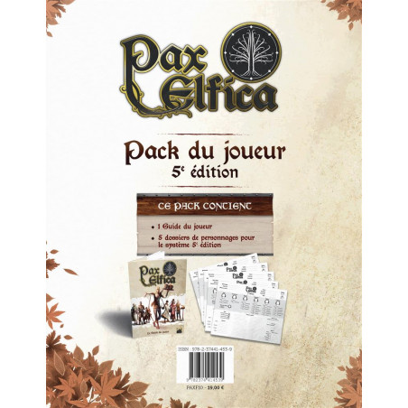 Pax Elfica : Pack joueur (5e édition) - XII Singes - Agorajeux