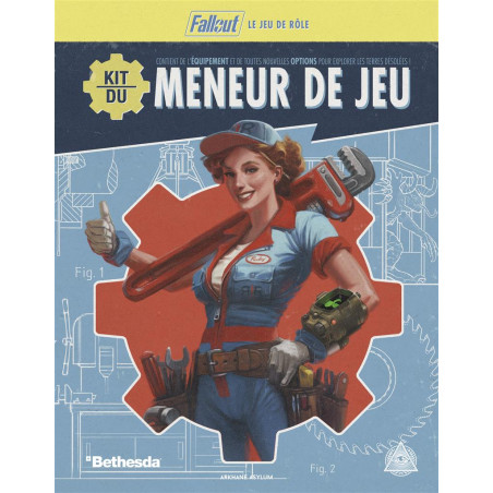 Fallout : Kit du meneur de jeu - Arkhane Asylum - Agorajeux
