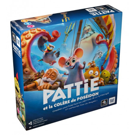 Pattie et la colère de Poséidon - Jeu de société - Agorajeux