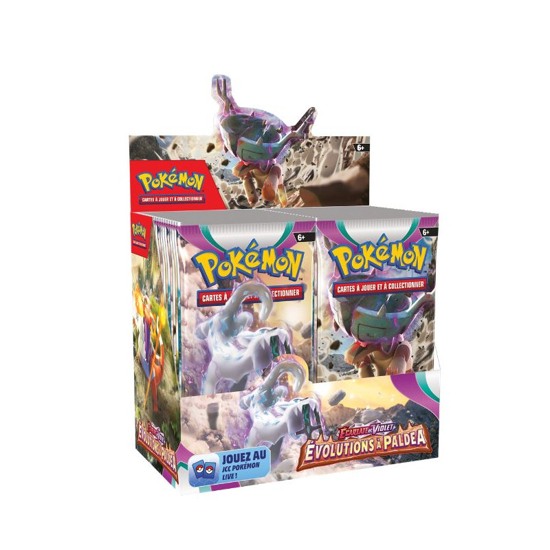 Pokémon Display 36 boosters EV02 Évolutions à Paldéa