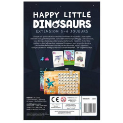 Happy Little Dinosaurs - extension 5-6 joueurs - Agorajeux