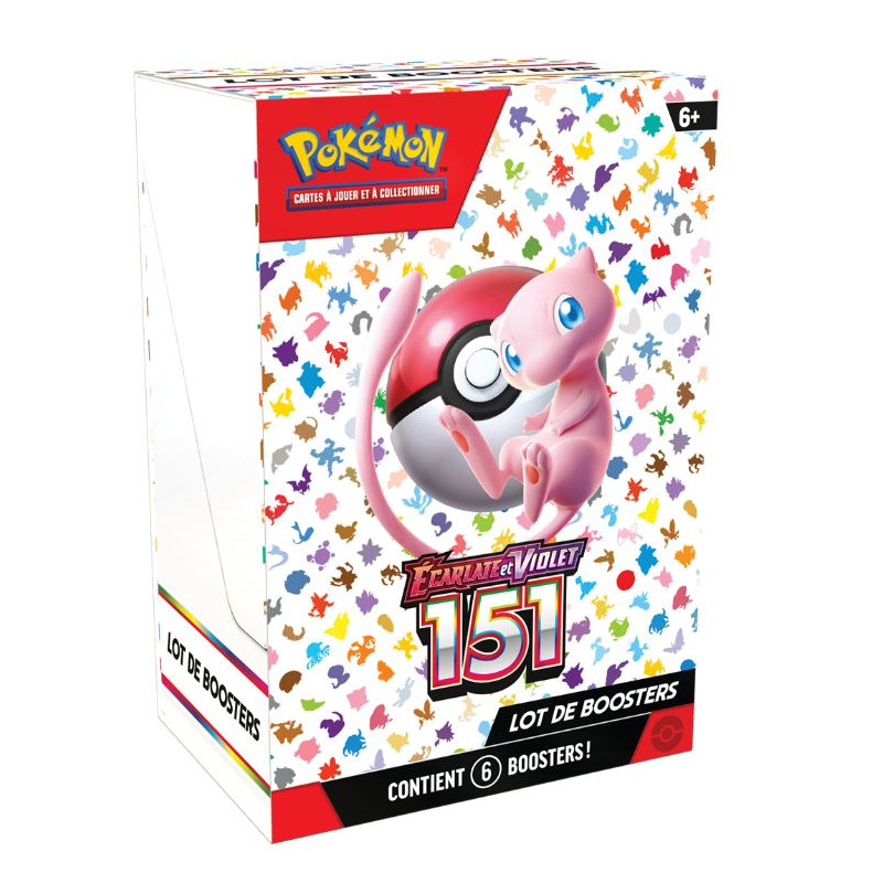 Pokémon EV3.5 : Bundle de 6 boosters 151