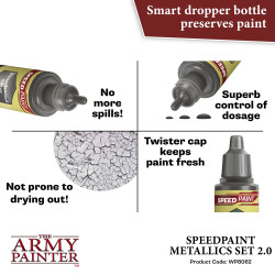 Peinture Speedpaint Metallic set 2.0 - Army Painter - Agorajeux