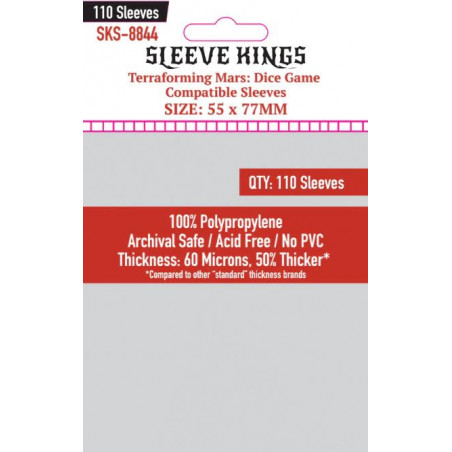 Protège-cartes Sleeve Kings 55x77mm - Agorajeux